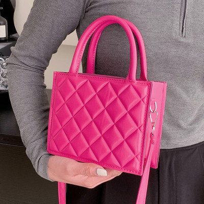 2023 New Lady's Handbag PU Δερμάτινο Διαμάντι Check Pattern Advanced Texture Τσάντα ώμου τσάντα χιαστί Πορτοφόλι τσάντα