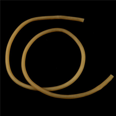 1m 4*6mm/6x9mm meditsiiniline kummist voolik merevaigukollane lateks toru õhutustoru kirurgiline elastne köis