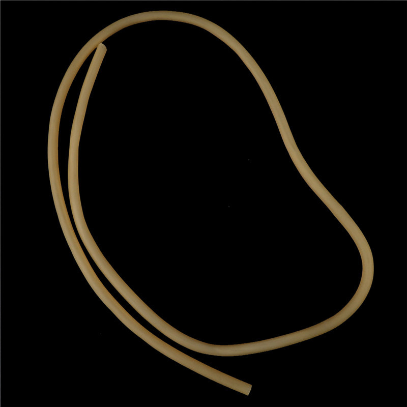 1m 4*6mm/6x9mm meditsiiniline kummist voolik merevaigukollane lateks toru õhutustoru kirurgiline elastne köis