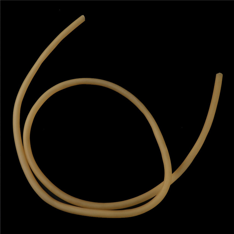 1m 4*6mm/6x9mm meditsiiniline kummist voolik merevaigukollane lateks toru õhutustoru kirurgiline elastne köis