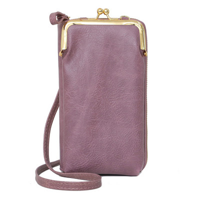 Fashion Messenger Τσάντα για γυναίκες Crossbody Shoulder Κινητό Τηλέφωνο Πορτοφόλι PU Κάτοχος κάρτας Γυναικείο τσαντάκι νομισμάτων