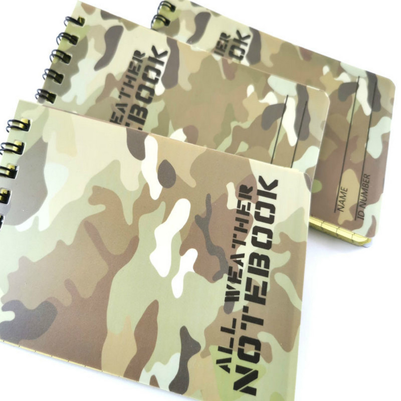 Taktikai jegyzetfüzet minden időjáráshoz Minden időjáráshoz használható jegyzetfüzet Vízálló írópapír esőben írópapír esőben diákkellékek