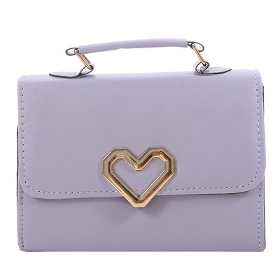 Love Button Преносима универсална чанта през рамо Дамска малка квадратна чанта Messenger Дамски телефон Плътна чанта за чанти Дамска чанта Crossbody