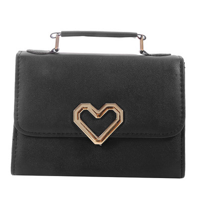 Love Button Преносима универсална чанта през рамо Дамска малка квадратна чанта Messenger Дамски телефон Плътна чанта за чанти Дамска чанта Crossbody