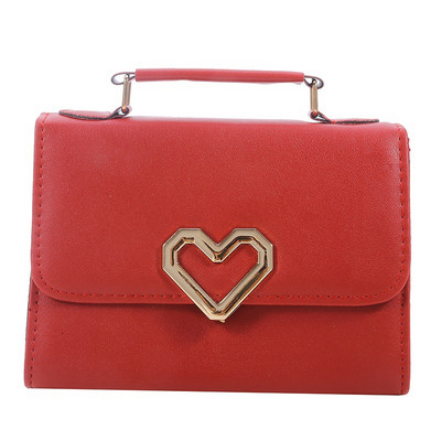 Love Button Преносима универсална чанта през рамо Дамска малка квадратна чанта Messenger Дамски телефон Плътна чанта за чанти Дамска чанта Crossbody