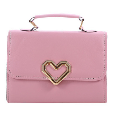 Love Button Преносима универсална чанта през рамо Дамска малка квадратна чанта Messenger Дамски телефон Плътна чанта за чанти Дамска чанта Crossbody