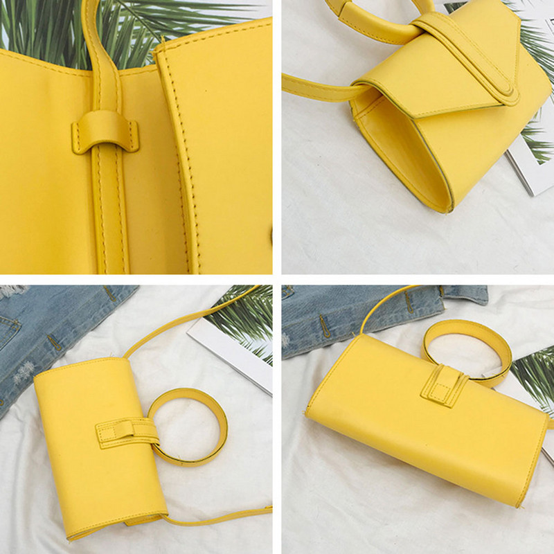 Naiste õlakott PU-nahast ühevärviline, elegantne mobiiltelefoni klahvide jaoks. Kvaliteetne ülemise käepidemega kotid Bolsos Sac A Main