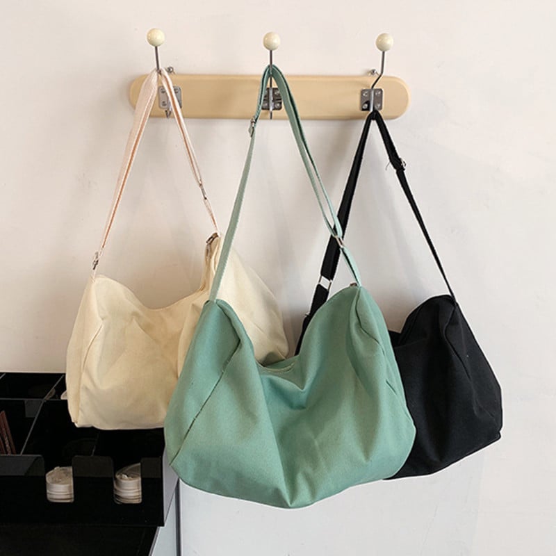 Lõuendist Crossbody kott naistele 2023 Nailonist veekindlad naiste käekotid Tüdrukute õlakottide kottide kotid