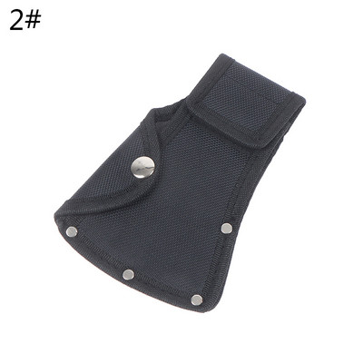 1 db fekete multifunkcionális PU bőr hordozható fejsze hüvely kültéri védőeszközök