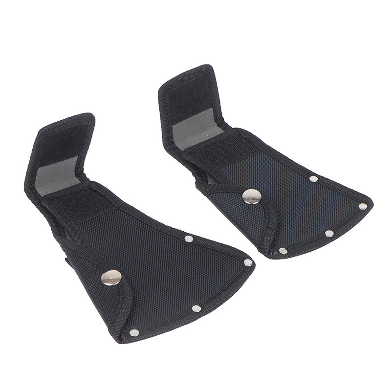 1 db fekete multifunkcionális PU bőr hordozható fejsze hüvely kültéri védőeszközök