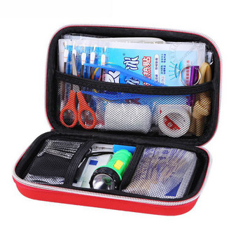 Преносима спешна медицинска чанта Кутия за съхранение на първа помощ за домакинство, пътуване на открито, къмпинг оборудване, медицина, комплект за оцеляване