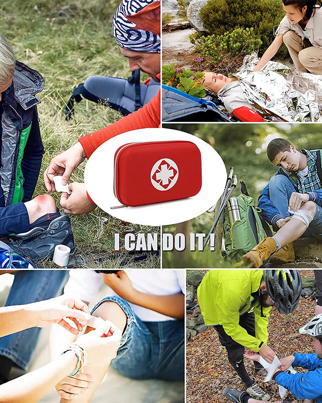 Geantă medicală portabilă de urgență Cutie de depozitare pentru prim ajutor pentru uz casnic, în aer liber, echipament de camping, kit de supraviețuire pentru medicamente