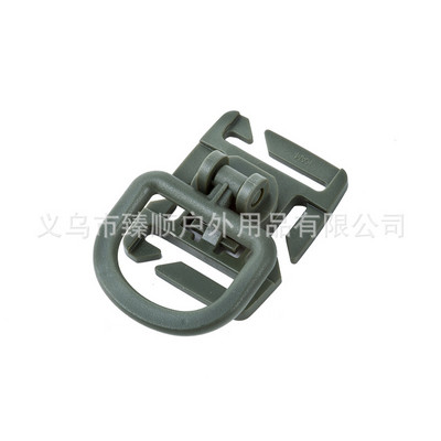 Taktikaline MOLLE plastist klamber pööratava D-pandlaga Militaar Airsofti vesti riputuspandlaga Välisjahi tarvikud punakaspruun/must