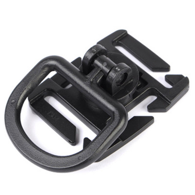 Taktikaline MOLLE plastist klamber pööratava D-pandlaga Militaar Airsofti vesti riputuspandlaga Välisjahi tarvikud punakaspruun/must