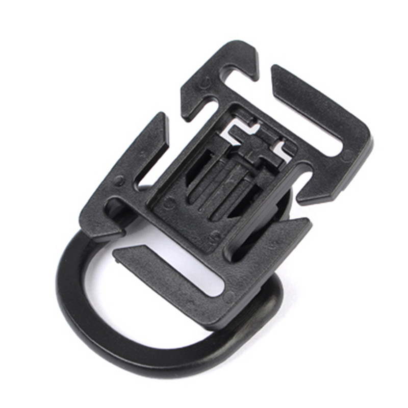 Taktiskā MOLLE plastmasas skava ar grozāmu D sprādzi Militārās Airsoft veste piekarināmā sprādze āra medību piederumi dzeltenbrūns/melns