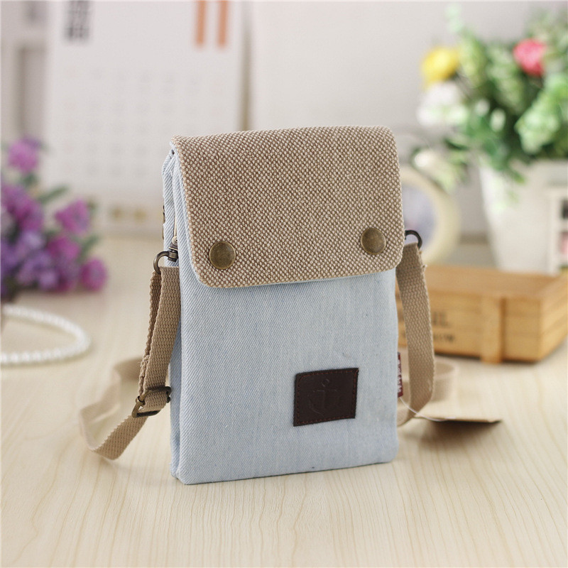 Hot Fashion Ανδρικές Γυναικείες Τσάντες Jean Messenger Γυναικείες ανδρικές τζιν μίνι τσάντα ώμου Clutch τσάντες χιαστί για γυναίκες Sac Femme