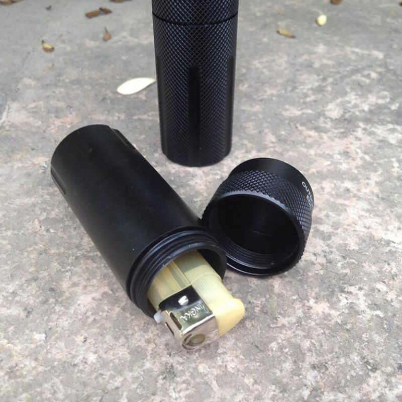 Sticle impermeabile pentru exterior Balight, chibrituri de țigări, prim ajutor de urgență, sticle de supraviețuire pentru pastile pentru camping, cutie de rezervor EDC Q85