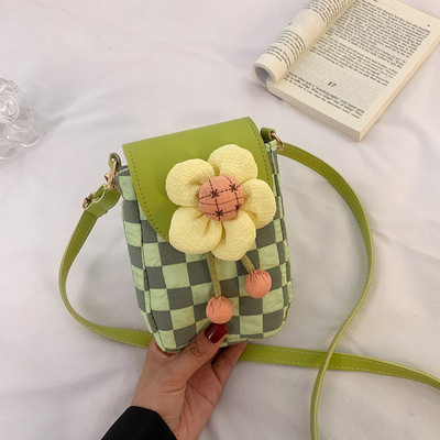 Mobiiltelefonikott Crossbody kott naistele Õlakott Naistele Suvelilled Käekotid Naistele Tüdrukutele Mündikott Rahakotid