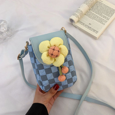 Mobiiltelefonikott Crossbody kott naistele Õlakott Naistele Suvelilled Käekotid Naistele Tüdrukutele Mündikott Rahakotid