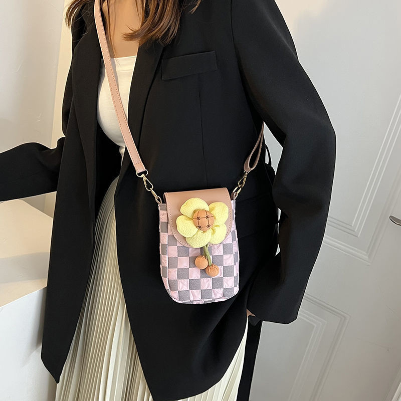 Mobiiltelefonikott Crossbody kott naistele Õlakott Naistele Suvelilled Käekotid Naistele Tüdrukutele Mündikott Rahakotid