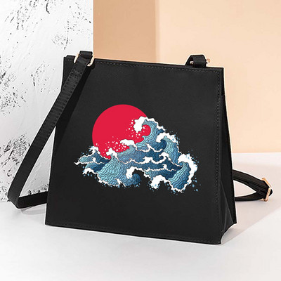 Τετράγωνες τσάντες Wave Pattern Casual γυναικεία τσάντα 2022 Νέα μόδα χιαστί τσάντα ώμου All-match Messenger Τσάντα Sundries Tote Bags