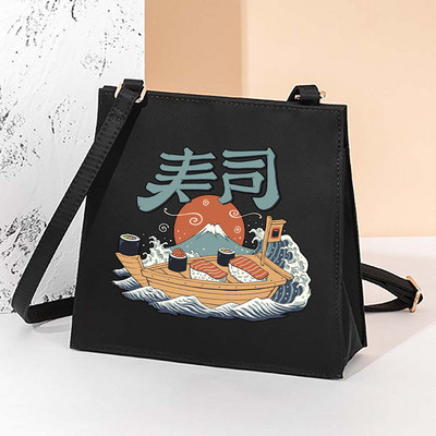 Τετράγωνες τσάντες Wave Pattern Casual γυναικεία τσάντα 2022 Νέα μόδα χιαστί τσάντα ώμου All-match Messenger Τσάντα Sundries Tote Bags