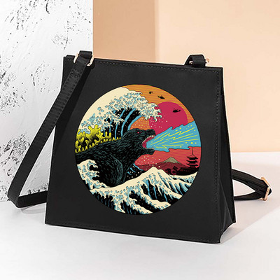 Τετράγωνες τσάντες Wave Pattern Casual γυναικεία τσάντα 2022 Νέα μόδα χιαστί τσάντα ώμου All-match Messenger Τσάντα Sundries Tote Bags