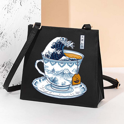 Τετράγωνες τσάντες Wave Pattern Casual γυναικεία τσάντα 2022 Νέα μόδα χιαστί τσάντα ώμου All-match Messenger Τσάντα Sundries Tote Bags