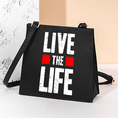 Geantă pătrată cu scrisoare colorată, geantă de tote pentru femei, geantă de umăr, de înaltă calitate, geantă de cumpărături, geantă pentru produse cosmetice