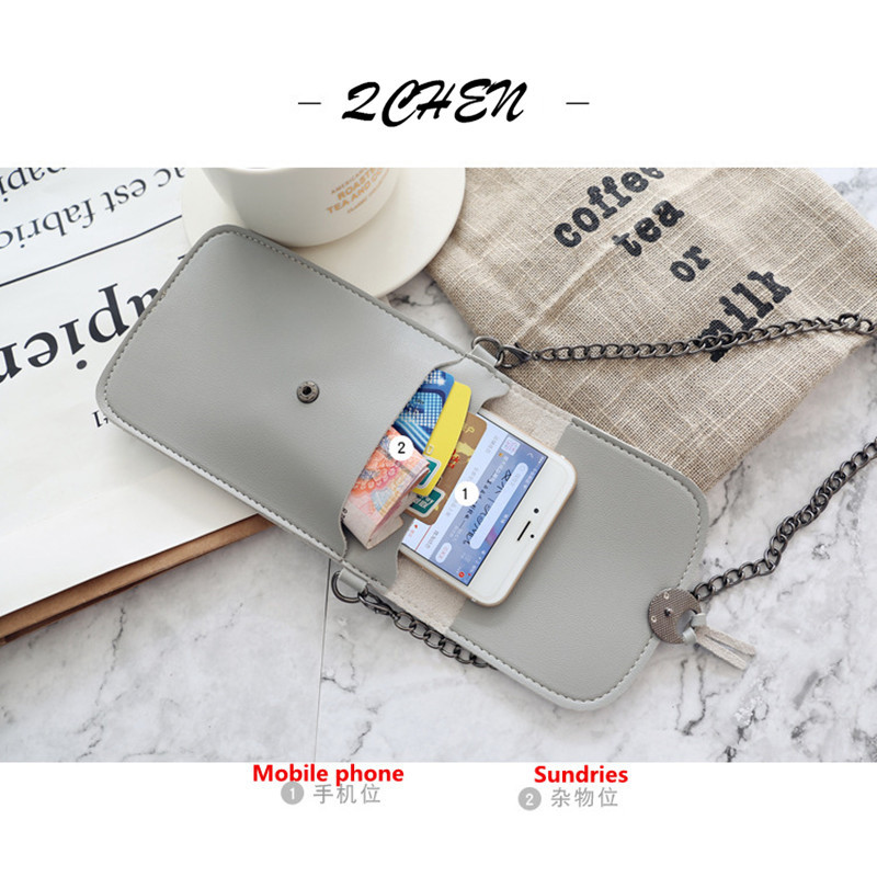 Naiste kott telefonile 2021 Naiste mündikott, moodne Risti õlaga läbipaistev kott tüdrukutele Armas telefonikoti tüüp mobiilikott 323