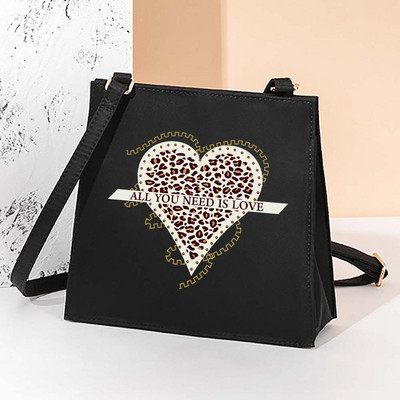 Квадратни чанти с леопардов мотив Дамска чанта Ежедневни дамски чанти Нова тенденция за 2022 г. Чанта за едно рамо Модни чанти с катарама