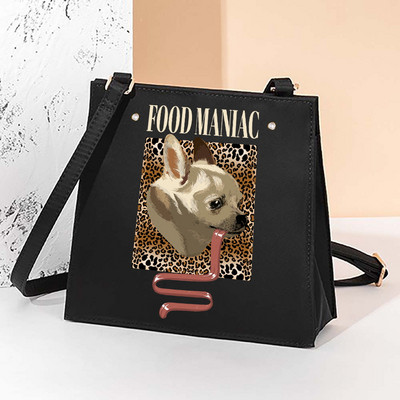 Квадратни чанти с леопардов мотив Дамска чанта Ежедневни дамски чанти Нова тенденция за 2022 г. Чанта за едно рамо Модни чанти с катарама