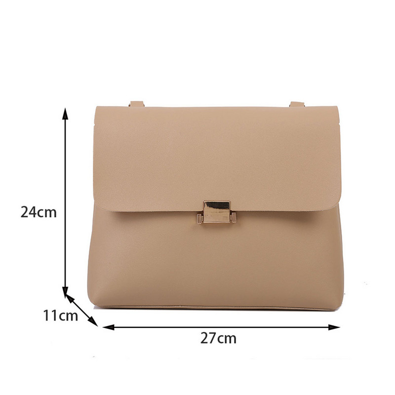 Vintage τσάντες ώμου μόδας Νέα τάση PU Δερμάτινη Γυναικεία casual τσάντα υψηλής χωρητικότητας Γυναικεία καθημερινή τσάντα Messenger Γυναικεία τσάντα