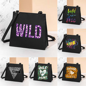 Metsiku mustriga ruudukotid 2022 Uued naiste kotid Vabaaja õlakotid Lihtsad moekandjakotid Kaasaskantav suure mahutavusega kandekott