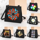 2022 Νέες τετράγωνες τσάντες με μοτίβο 3D Trend αγκράφα Τσάντα Messenger Μικρή τετράγωνη τσάντα Κορεατικού στυλ Ευέλικτη τσάντα ώμου Γυναικεία τσάντα τσάντα