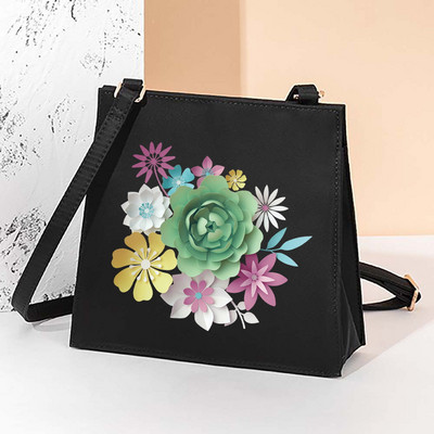 2022 Νέες τετράγωνες τσάντες με μοτίβο 3D Trend αγκράφα Τσάντα Messenger Μικρή τετράγωνη τσάντα Κορεατικού στυλ Ευέλικτη τσάντα ώμου Γυναικεία τσάντα τσάντα