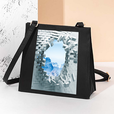 2022 Νέες τετράγωνες τσάντες με μοτίβο 3D Trend αγκράφα Τσάντα Messenger Μικρή τετράγωνη τσάντα Κορεατικού στυλ Ευέλικτη τσάντα ώμου Γυναικεία τσάντα τσάντα