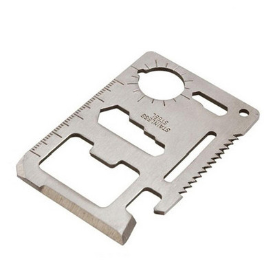 11-ühes välitingimustes kasutamiseks mõeldud multifunktsionaalne krediitkaart nuga ellujäämine telkimine jahipidamine taktikaline nuga utiliit Käsitööriistad tasku mitmeotstarbeline kaart