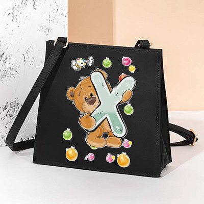 2022. aasta uus mood väikesed kandilised kotid Korea versioon Täiesti sobiv multifunktsionaalne armsa mustriga õlakott naiste kandekott