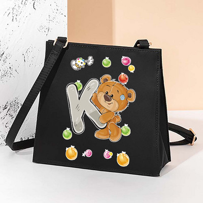 2022. aasta uus mood väikesed kandilised kotid Korea versioon Täiesti sobiv multifunktsionaalne armsa mustriga õlakott naiste kandekott