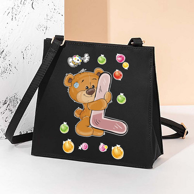 2022. aasta uus mood väikesed kandilised kotid Korea versioon Täiesti sobiv multifunktsionaalne armsa mustriga õlakott naiste kandekott