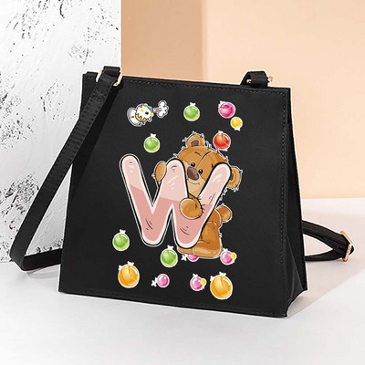 2022. aasta uus mood väikesed kandilised kotid Korea versioon Täiesti sobiv multifunktsionaalne armsa mustriga õlakott naiste kandekott