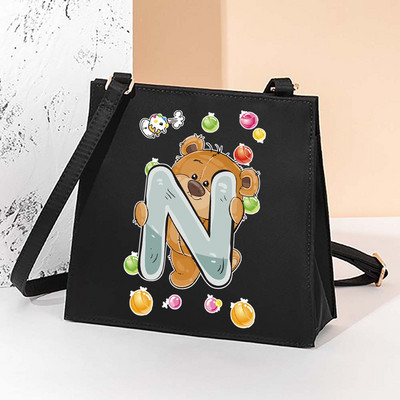 2022. aasta uus mood väikesed kandilised kotid Korea versioon Täiesti sobiv multifunktsionaalne armsa mustriga õlakott naiste kandekott