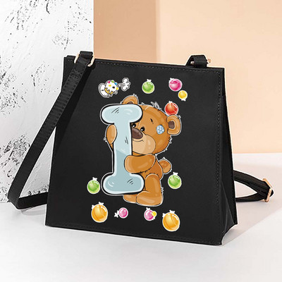 2022. aasta uus mood väikesed kandilised kotid Korea versioon Täiesti sobiv multifunktsionaalne armsa mustriga õlakott naiste kandekott