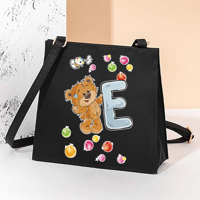 2022. aasta uus mood väikesed kandilised kotid Korea versioon Täiesti sobiv multifunktsionaalne armsa mustriga õlakott naiste kandekott