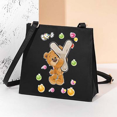 2022. aasta uus mood väikesed kandilised kotid Korea versioon Täiesti sobiv multifunktsionaalne armsa mustriga õlakott naiste kandekott