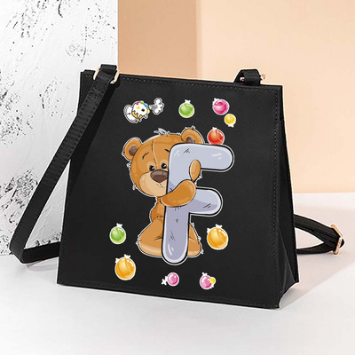 2022. aasta uus mood väikesed kandilised kotid Korea versioon Täiesti sobiv multifunktsionaalne armsa mustriga õlakott naiste kandekott