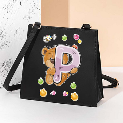 2022. aasta uus mood väikesed kandilised kotid Korea versioon Täiesti sobiv multifunktsionaalne armsa mustriga õlakott naiste kandekott