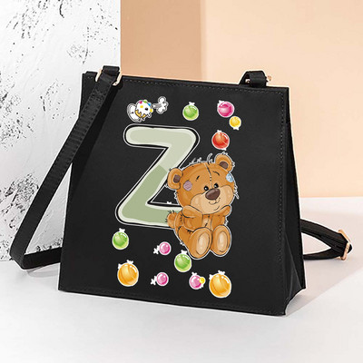 2022. aasta uus mood väikesed kandilised kotid Korea versioon Täiesti sobiv multifunktsionaalne armsa mustriga õlakott naiste kandekott