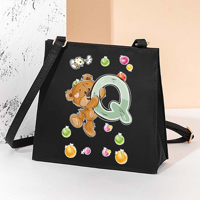 2022. aasta uus mood väikesed kandilised kotid Korea versioon Täiesti sobiv multifunktsionaalne armsa mustriga õlakott naiste kandekott